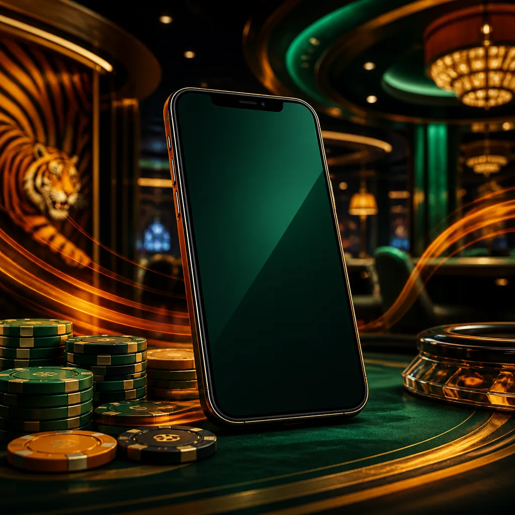 Ilustración del casino móvil de SpinTiger