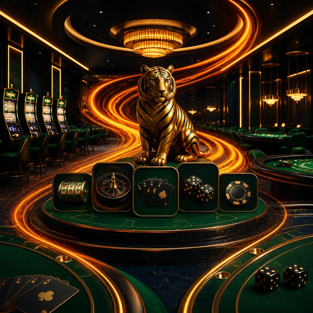 Ilustración de categorías de juegos de SpinTiger