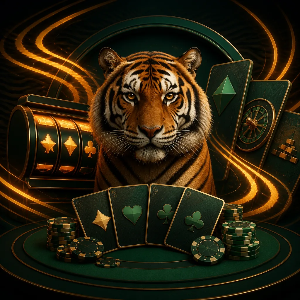 Ilustración de estilos de tragamonedas en SpinTiger